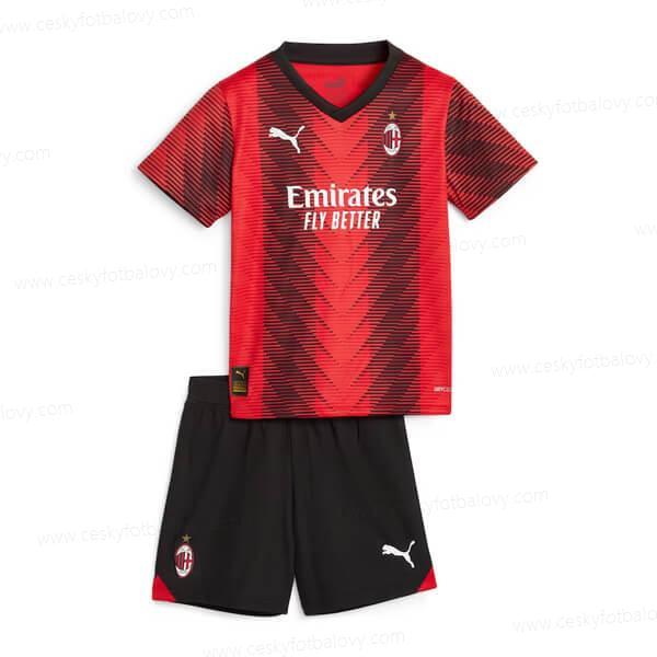 AC Milan Domácí Dres 23/24 Dětský Fotbalový Set