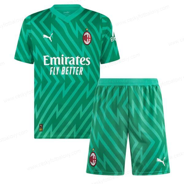 AC Milan Goalkeeper 23/24 Dětský Fotbalový Set