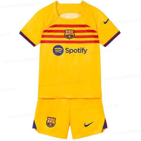 Barcelona Fourth 22/23 Dětský Fotbalový Set