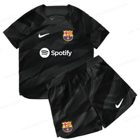 Barcelona Goalkeeper 23/24 – Black Dětský Fotbalový Set