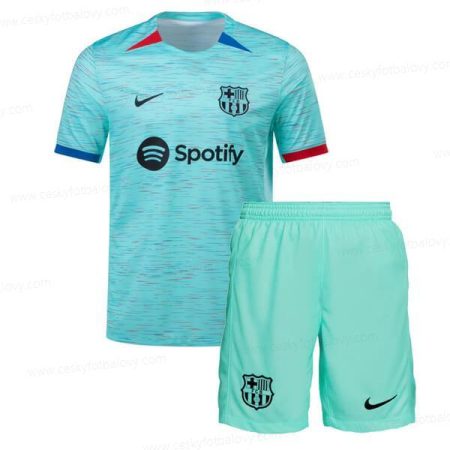 Barcelona Třetí Dres 23/24 Dětský Fotbalový Set