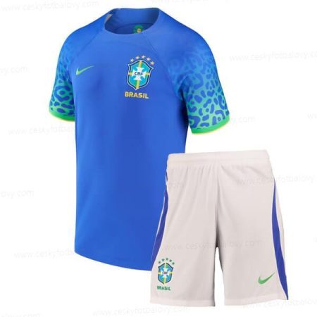 Brazílie Venkovní Dres 2022 Dětský Fotbalový Set