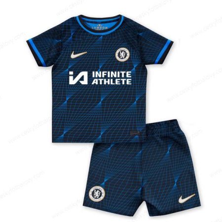 Chelsea Venkovní Dres 23/24 Dětský Fotbalový Set