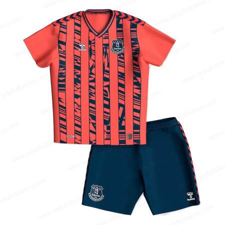 Everton Venkovní Dres 23/24 Dětský Fotbalový Set