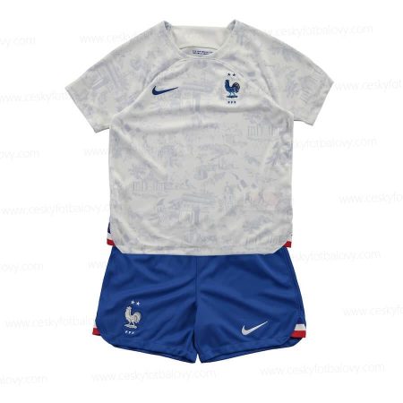 Francie Venkovní Dres 2022 Dětský Fotbalový Set