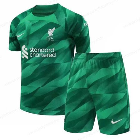 Liverpool Green Goalkeeper 23/24 Dětský Fotbalový Set