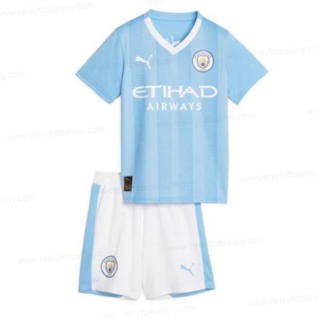 Manchester City Domácí Dres 23/24 Dětský Fotbalový Set