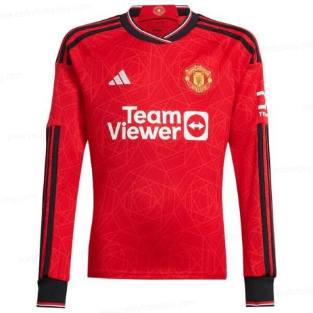 Manchester United Domácí Dres Long Sleeve 23/24 Fotbalové Dresy