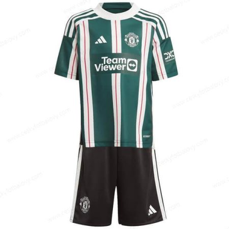 Manchester United Venkovní Dres 23/24 Dětský Fotbalový Set