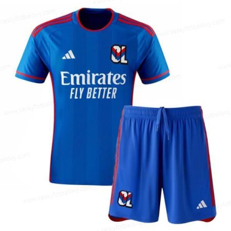 Olympique Lyon Venkovní Dres 23/24 Dětský Fotbalový Set