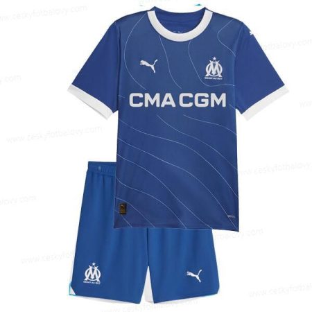 Olympique Marseille Venkovní Dres 23/24 Dětský Fotbalový Set