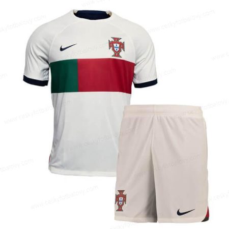 Portugalsko Venkovní Dres 2022 Dětský Fotbalový Set