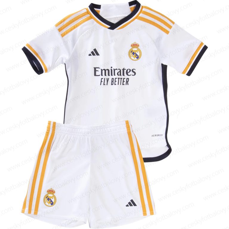 Real Madrid Domácí Dres 23/24 Dětský Fotbalový Set