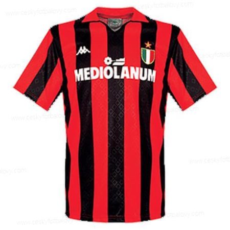 Retro AC Milan Domácí Dres 1989 Fotbalové Dresy