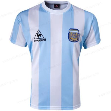 Retro Argentina Domácí Dres 1986 Fotbalové Dresy