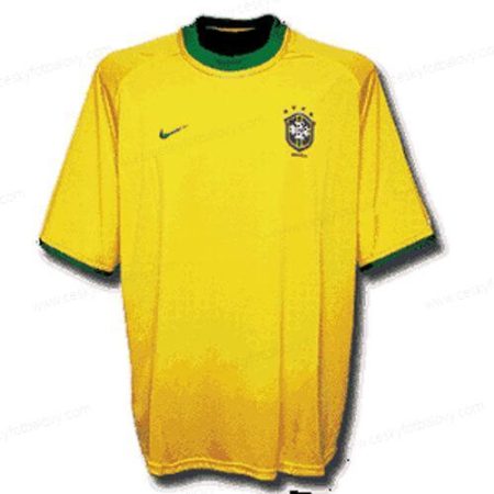 Retro Brazílie Domácí Dres 2000 Fotbalové Dresy