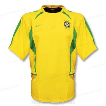 Retro Brazílie Domácí Dres 2002 Fotbalové Dresy