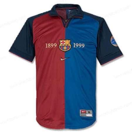 Retro FC Barcelona Centenary Domácí Dres 1999 Fotbalové Dresy