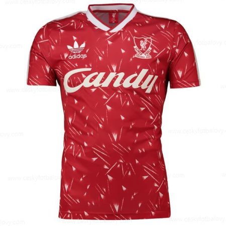 Retro Liverpool Candy Domácí Dres 89/91 Fotbalové Dresy