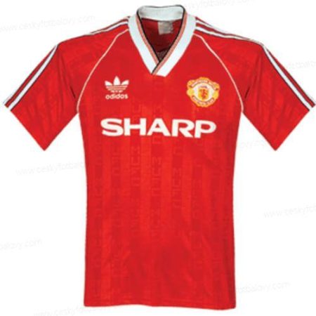 Retro Manchester United Domácí Dres 1988 Fotbalové Dresy