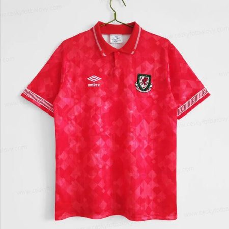 Retro Wales Domácí Dres 92 Fotbalové Dresy