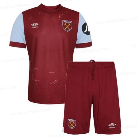 West Ham Domácí Dres 23/24 Dětský Fotbalový Set