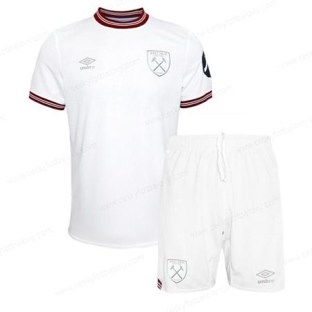 West Ham Venkovní Dres 23/24 Dětský Fotbalový Set