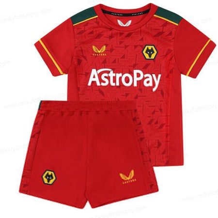 Wolverhampton Wanderers Venkovní Dres 23/24 Dětský Fotbalový Set